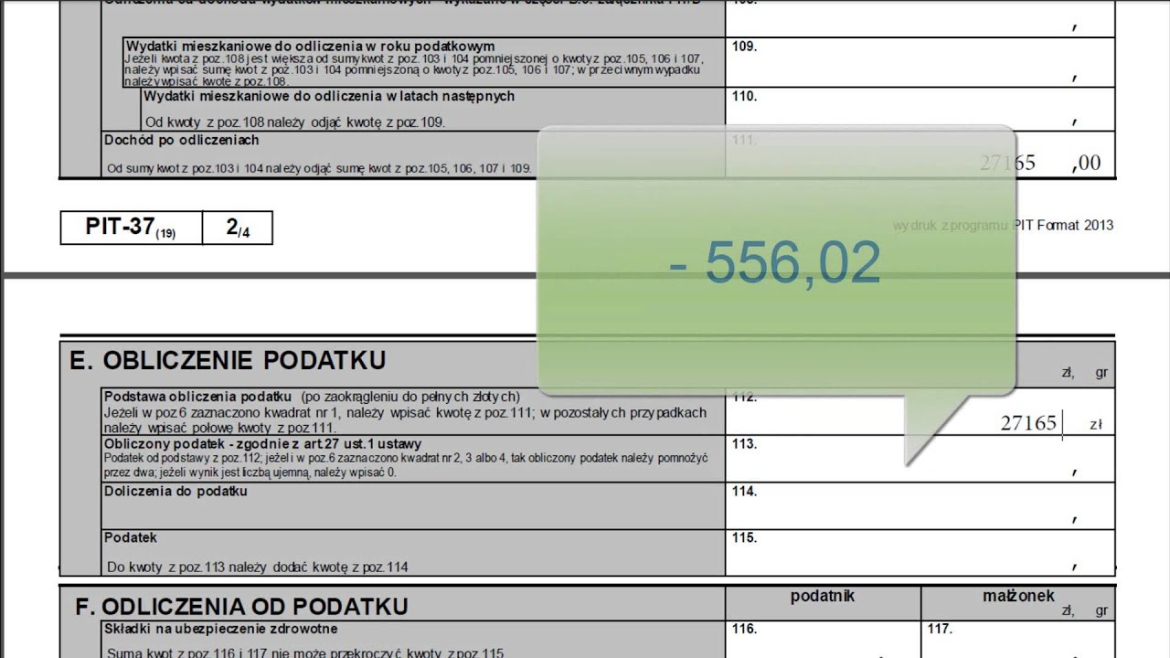 Rozliczanie PIT 37 pdf - Jak rozliczyć się za 2014 na formularzu PDF