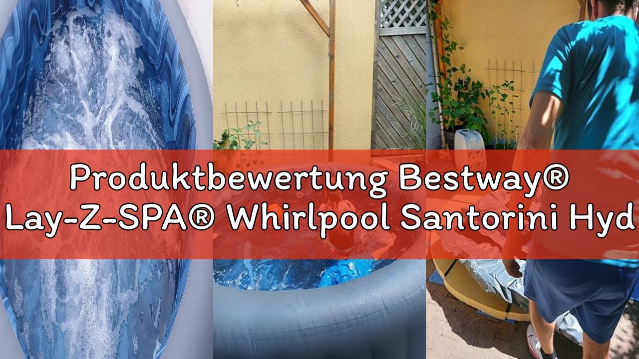 Produktbewertung Bestway® Lay-Z-SPA® Whirlpool Santorini HydroJet Pro™ 216 x 80 cm, rund
