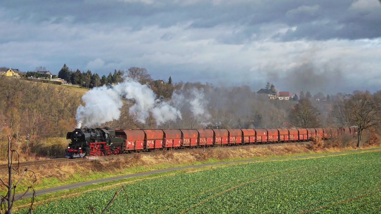Die letzte Kohle für das HKW Chemnitz mit 52 8079-7 und 132 088-6