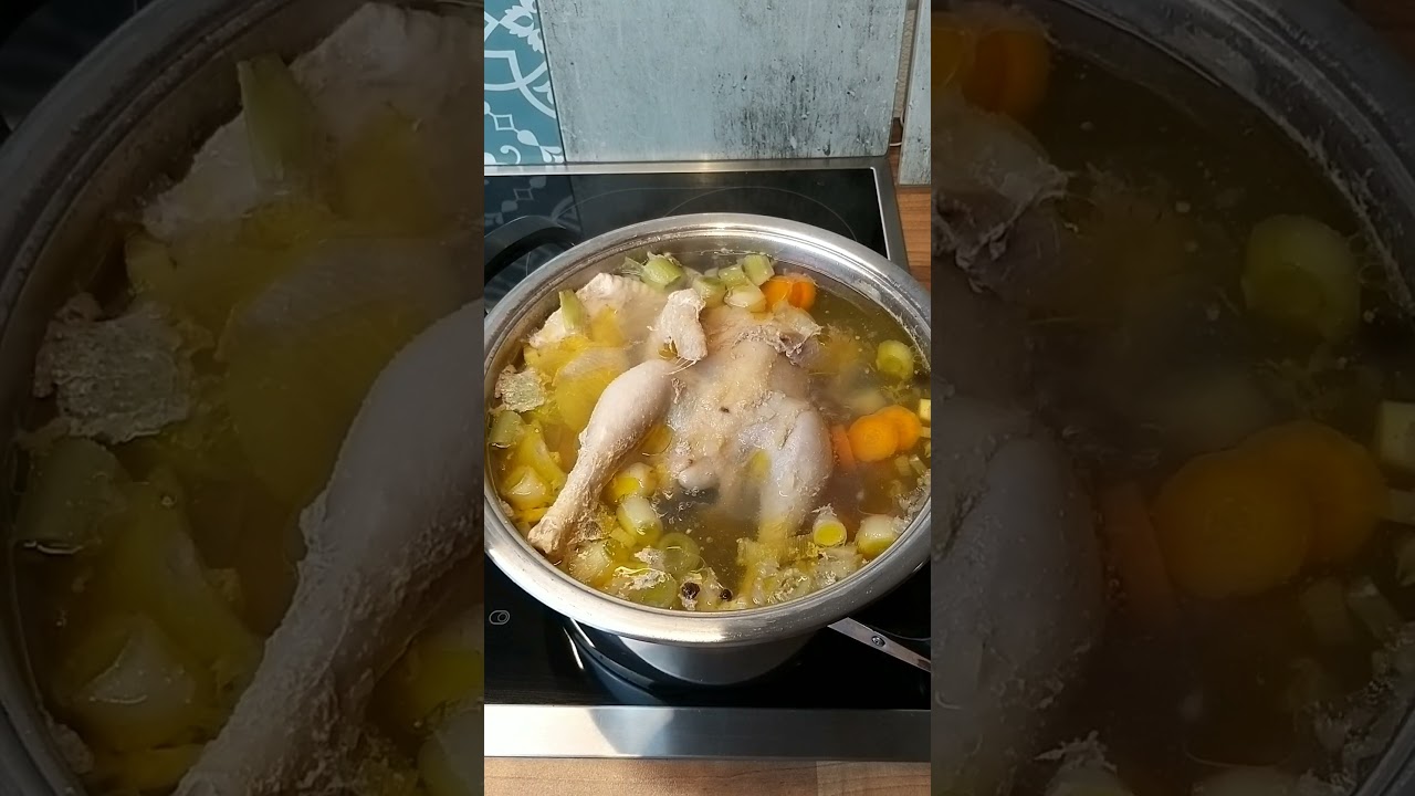 Hühnchensuppe ist Essen für die Seele