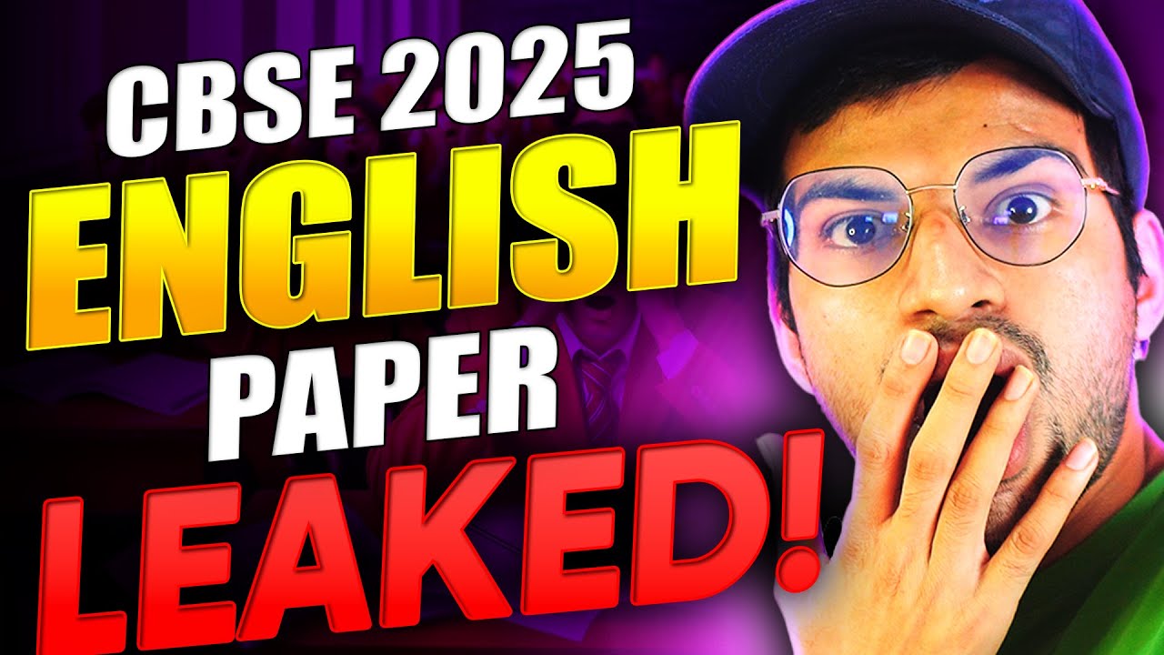 CBSE 2025 ENGLISH Paper LEAKED❌😱 || CLASS 10 Boards Video🥳🥳