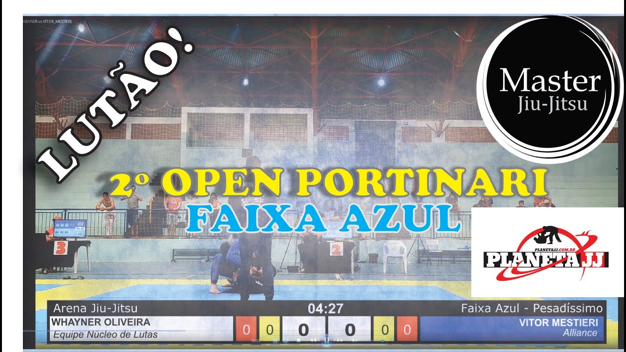 FAIXA AZUL - 2º OPEN PORTINARI - JIU JITSU