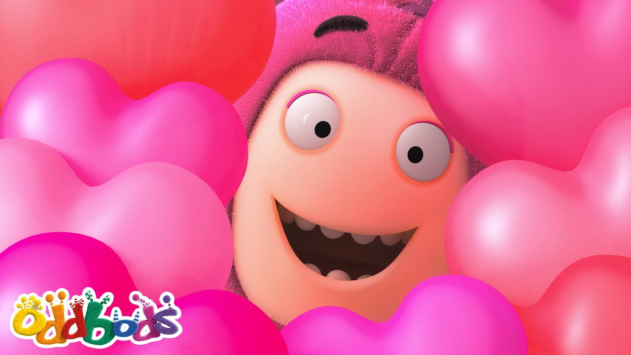 Sweet Valentine's Day | 1 Hour of Oddbods Full Episodes | Funny Food Cartoons For All The Family!