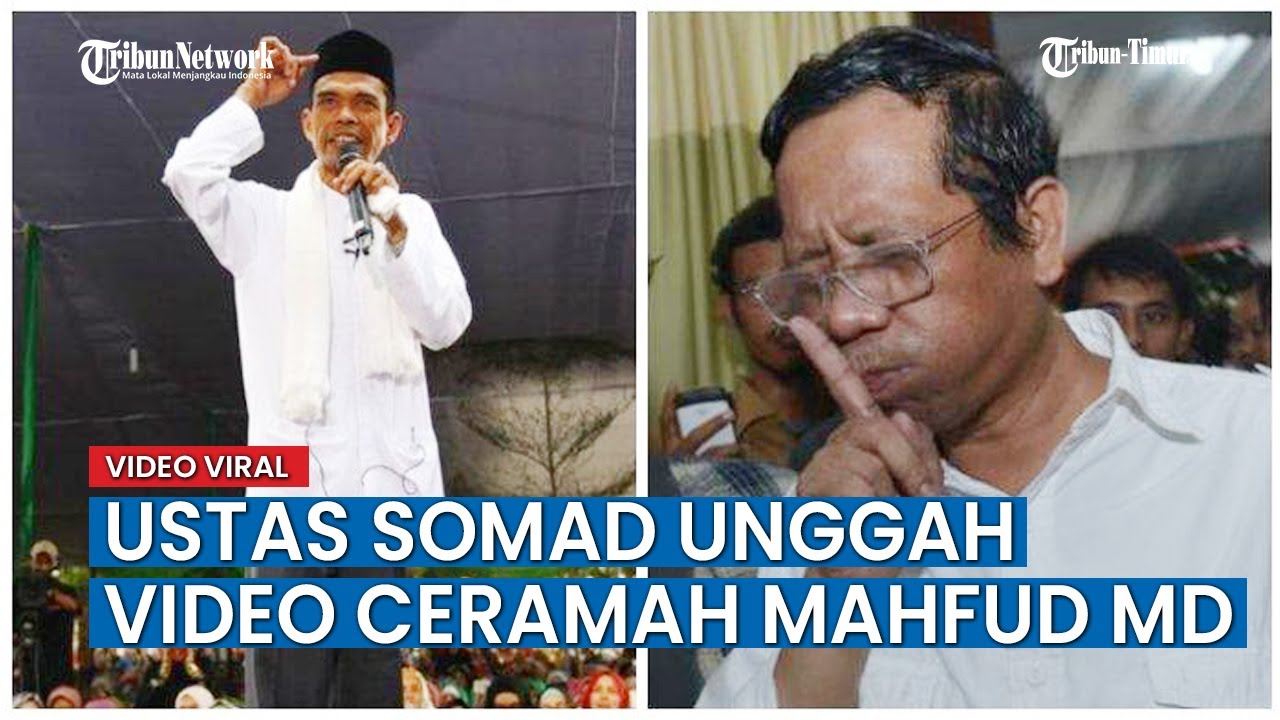 Ustaz Abdul Somad Unggah Video Ceramah Mahfud MD Terkait Keadilan
