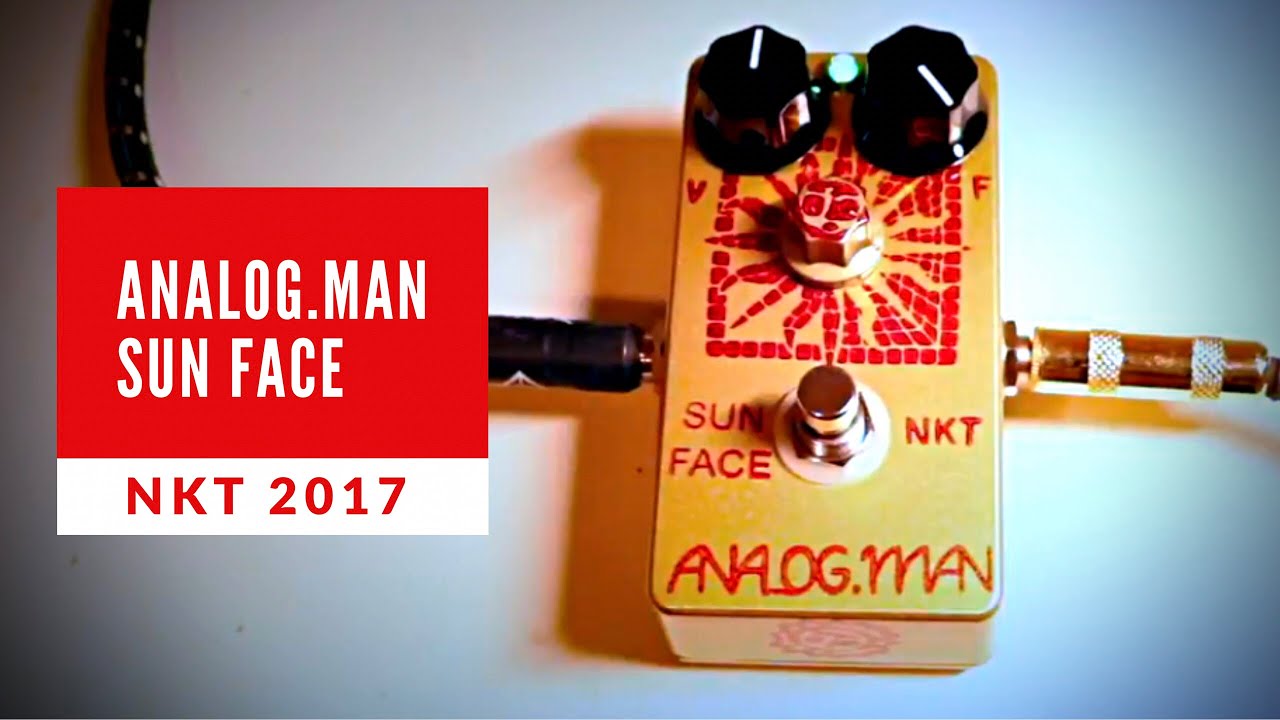 Analogman Sunface Red Dot NKT Pedal 2017