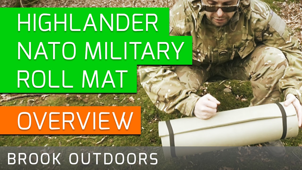 Highlander Nato Military Roll Mat │ 5 Season Rating │ Waterproof
