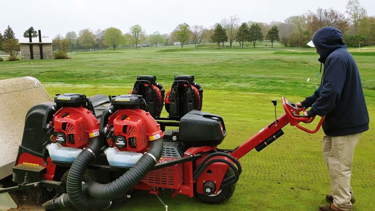 Greens Core Aerification at Wanumetonomy (ProCore 648 w/ CoreMax)