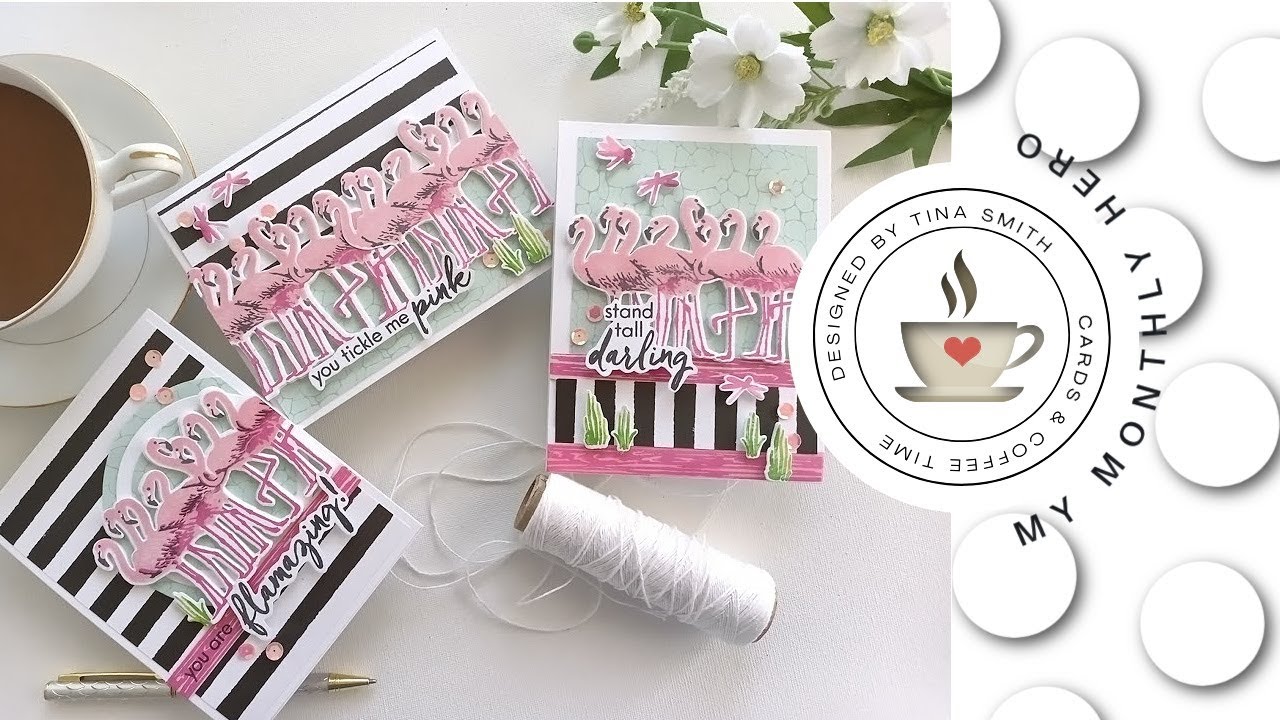 Hero Arts | My Monthly Hero Kit | JULY 2022 | DIY Cards by Tina Smith