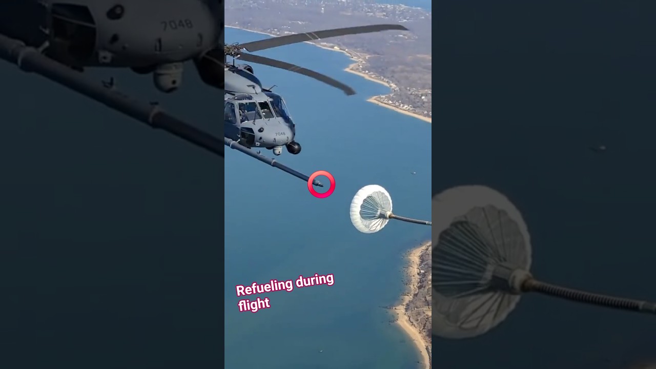 Refueling during flight 
