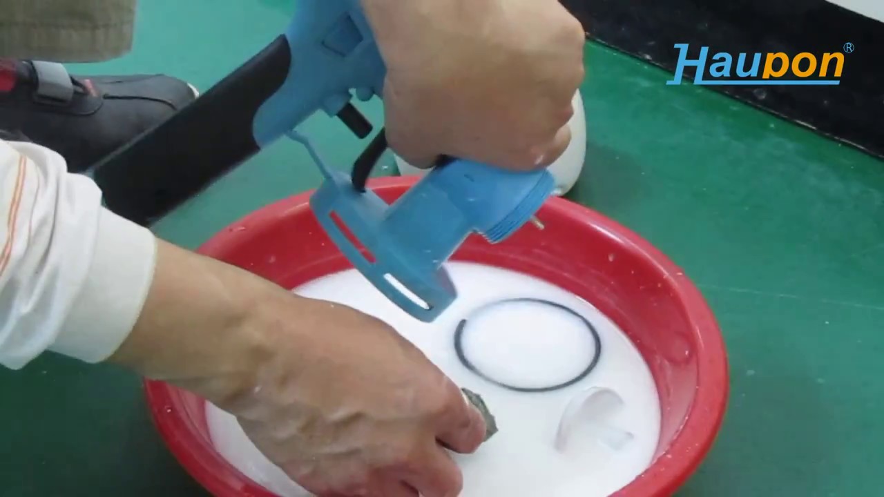 Haupon TM-71低壓噴槍 清洗示範 | How to clean Haupon TM-71 Paint Sprayer?
