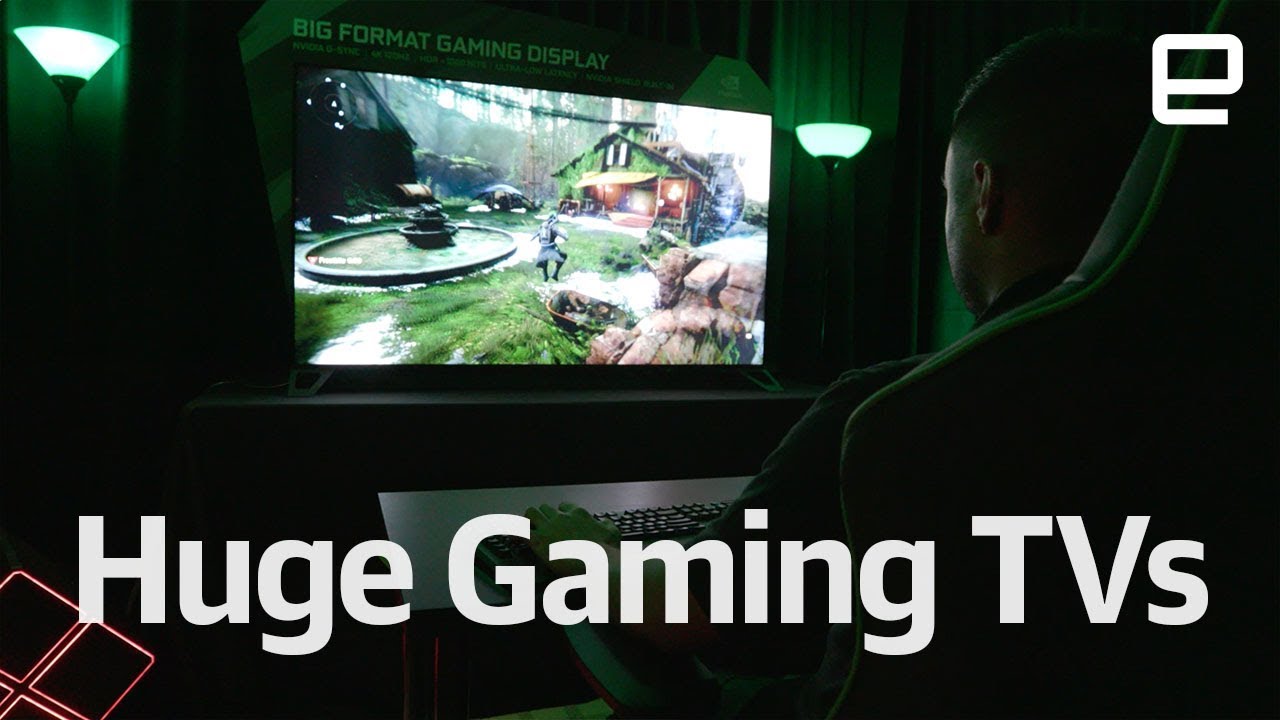 NVIDIA's huge gaming TVs first look at CES 2018