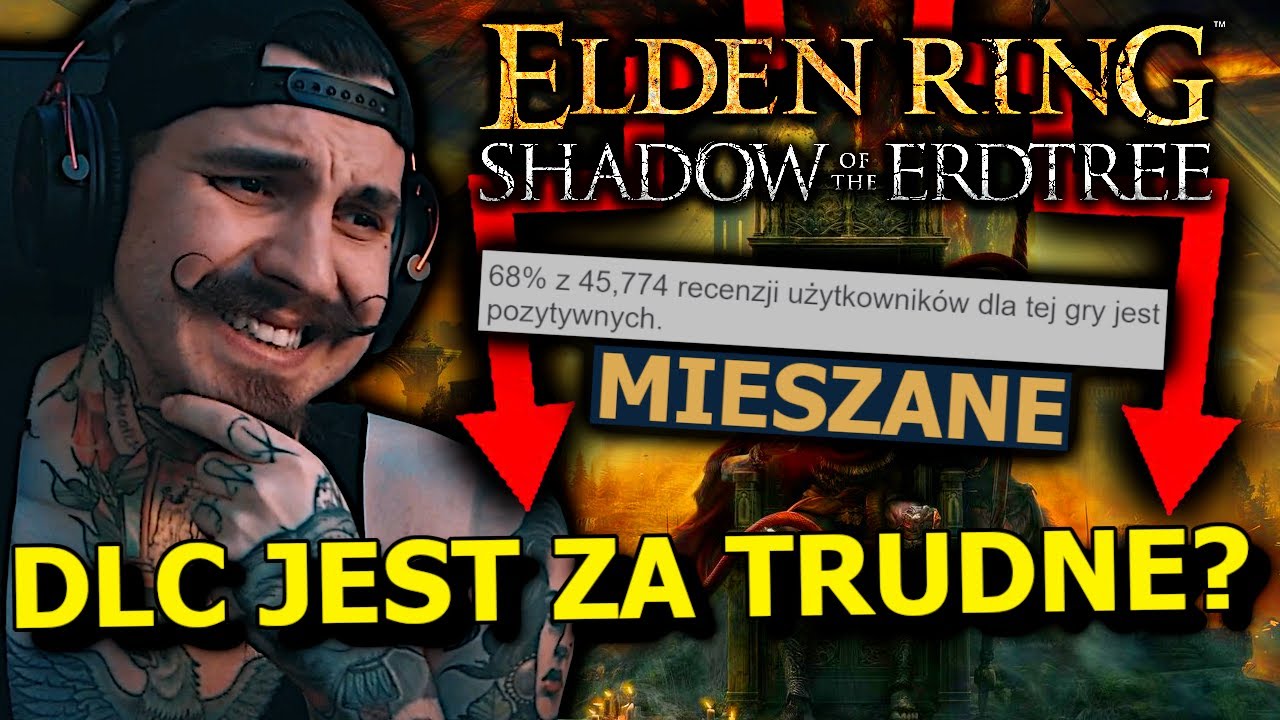 Shadow of the Erdtree Jest ZA TRUDNE!? | Kiszak Elden Ring DLC