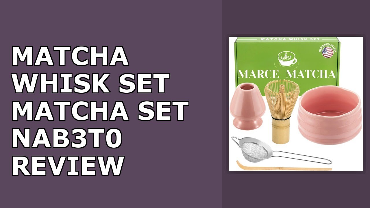 Matcha Whisk Set- Matcha Set includes Matcha Bowl, Sifter, Holder and Scoop- The Perfect Review