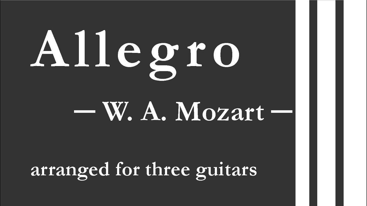 Allegro (for three guitars)
