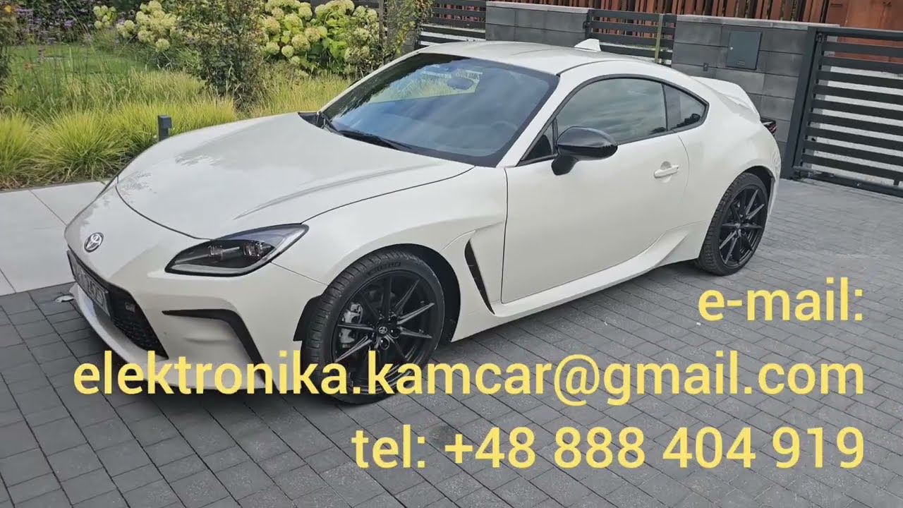 Toyota GR86 eyeSight konwersja USA EU Celsiusze