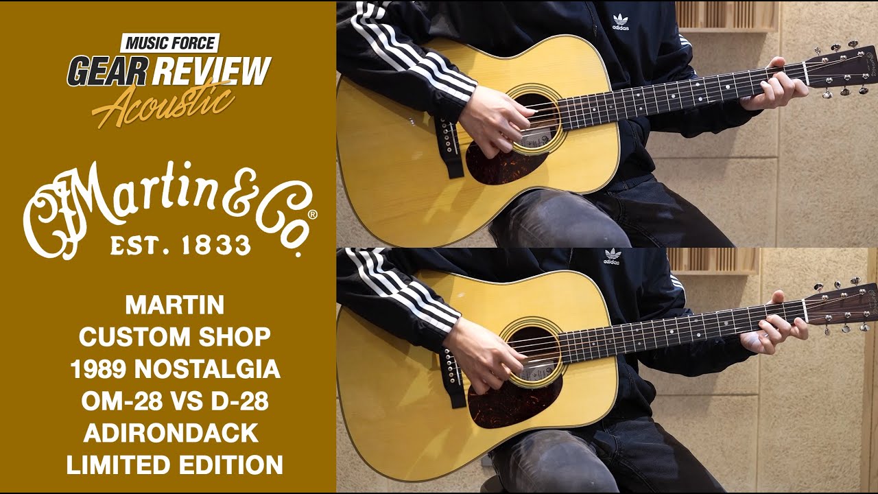 Martin Custom Shop 1989 Nostalgia Adirondack Limited Edition OM-28 VS D-28 Review (No Talking)