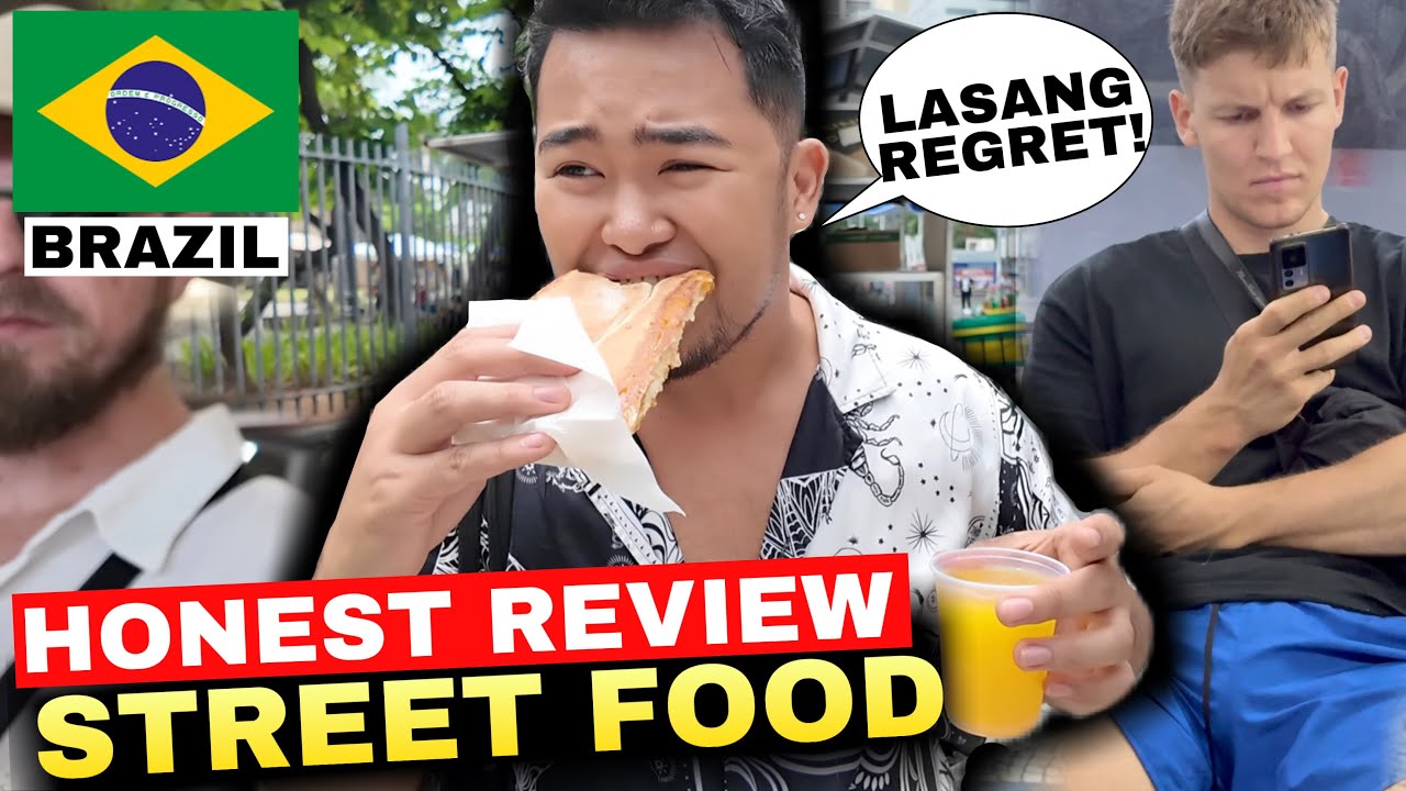 EATING KANTO STREET FOOD LIKE A LOCAL IN RIO DE JANEIRO, BRAZIL 🇧🇷