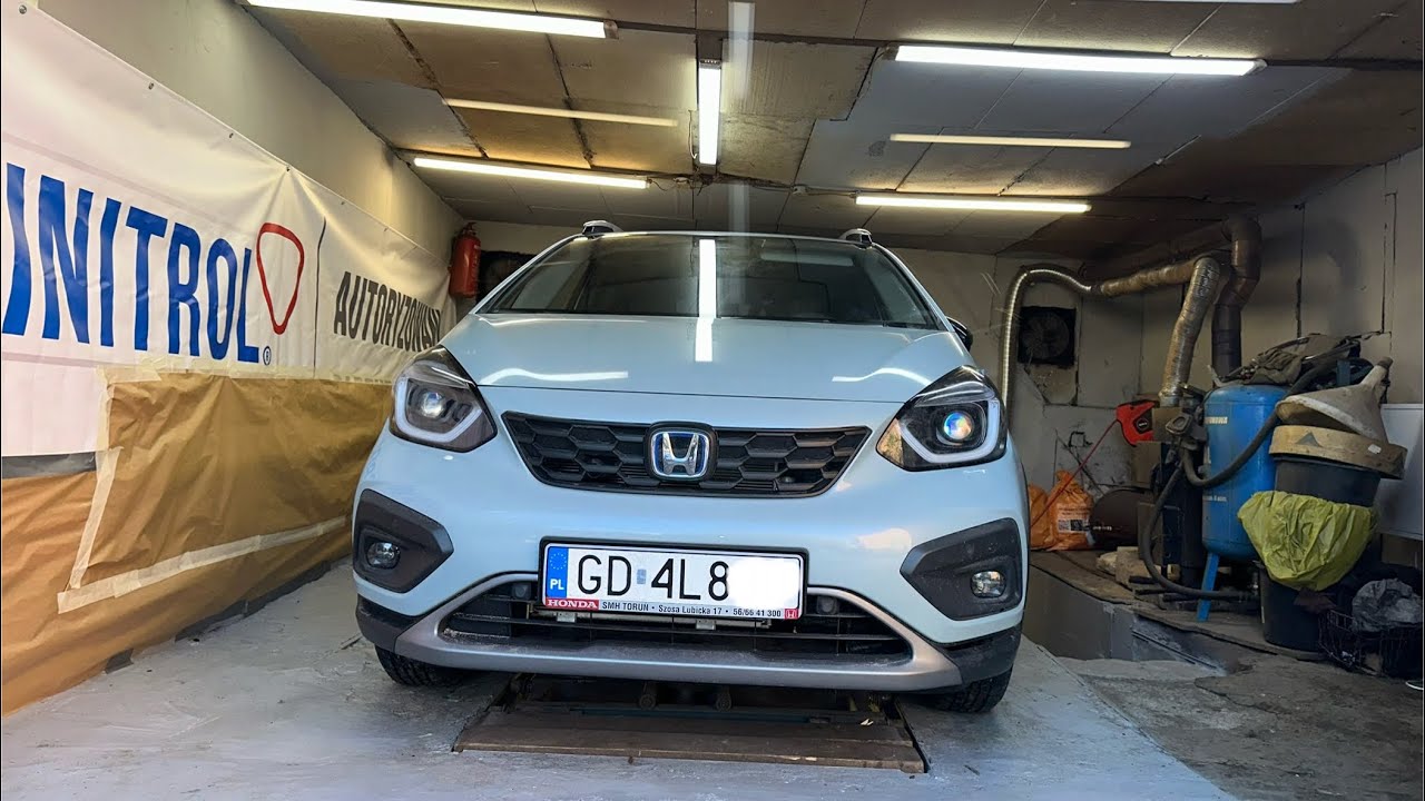 Konserwacja podwozia wokiem bezbarwnym honda jazz crosstar 2023