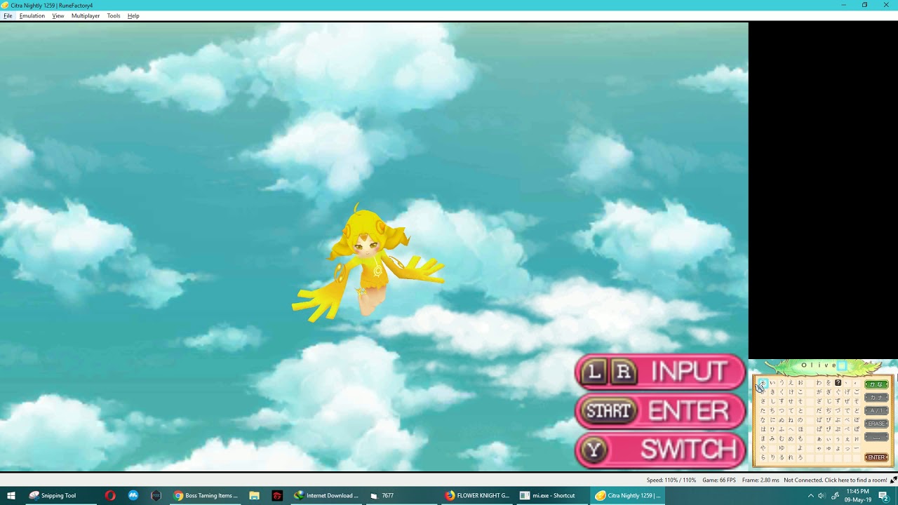 Rune Factory 4 - Taming Olive (Boss-sized Yellow Fairy)