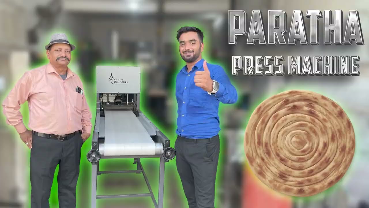 Parotha Press machine || Automatic Paratha Press Machine Demo || Capital Industries
