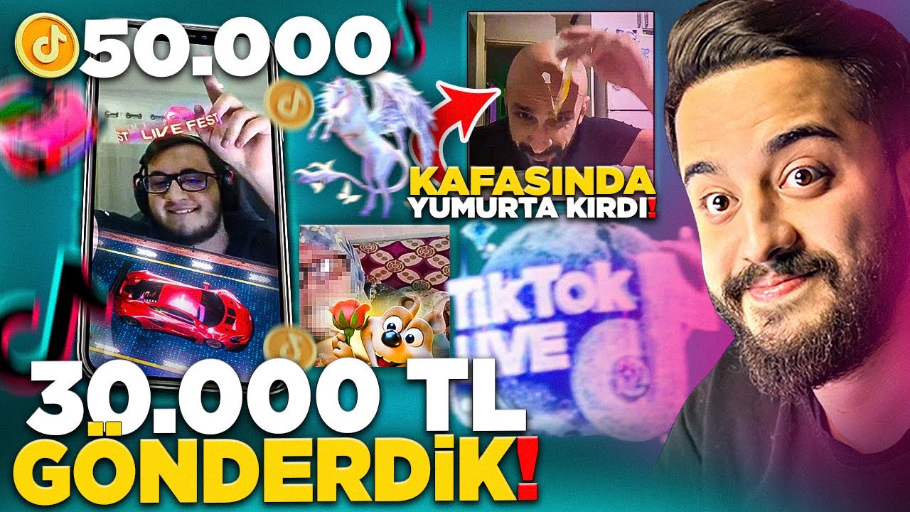 PUBG MOBİLE TİKTOK YAYINCILARINA 30.000 TL HEDİYE ATTIK! KAFASINDA YUMURTA KIRDI! 😂