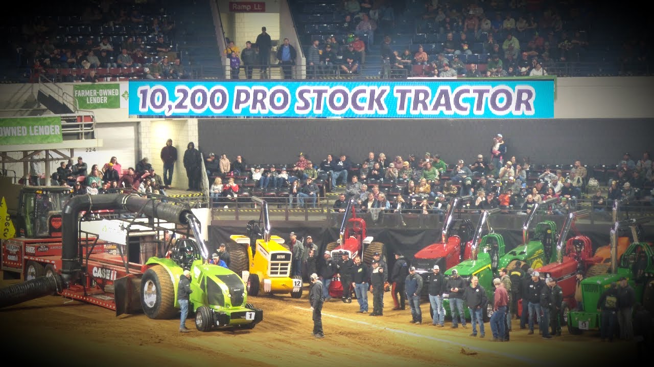 10,200lb PRO STOCK Tractors FULL Class  NFMS Championship tractor pull Louisville Ky 2/16/2024 🚜