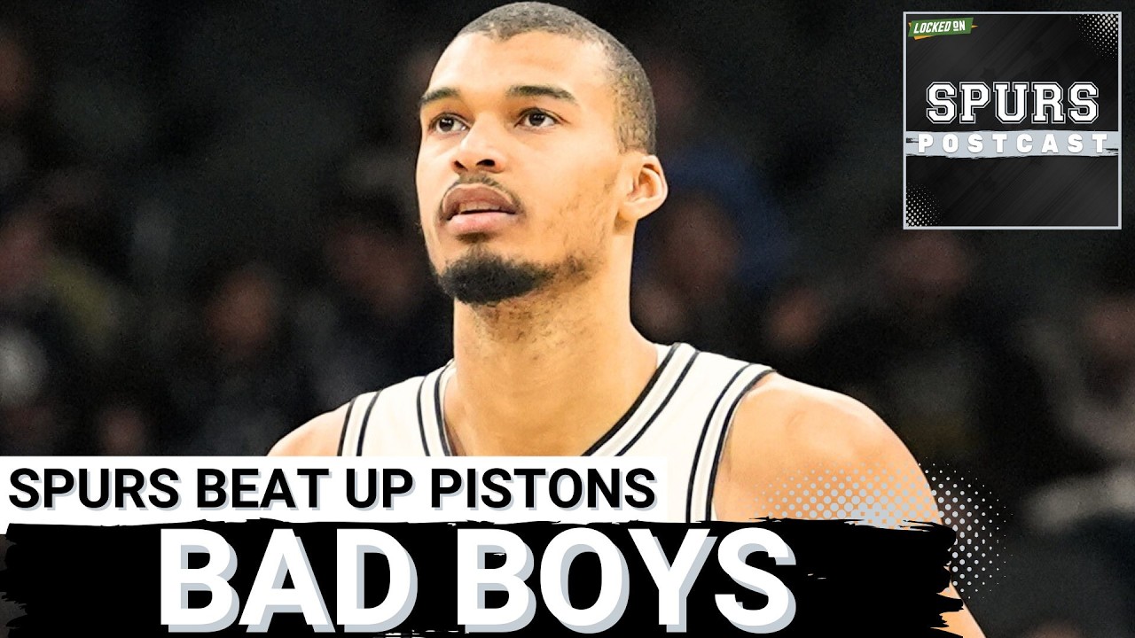 SPURS POSTCAST: Wembanyama LOCKS DOWN Cade Cunningham & Pistons to Win 9TH-STRAIGHT | Vassell ERUPTS
