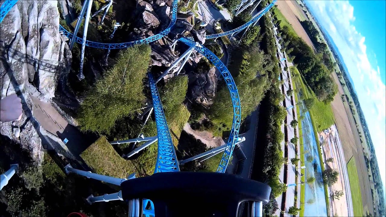 Blue Fire megacoaster Europapark 2015 Front Row