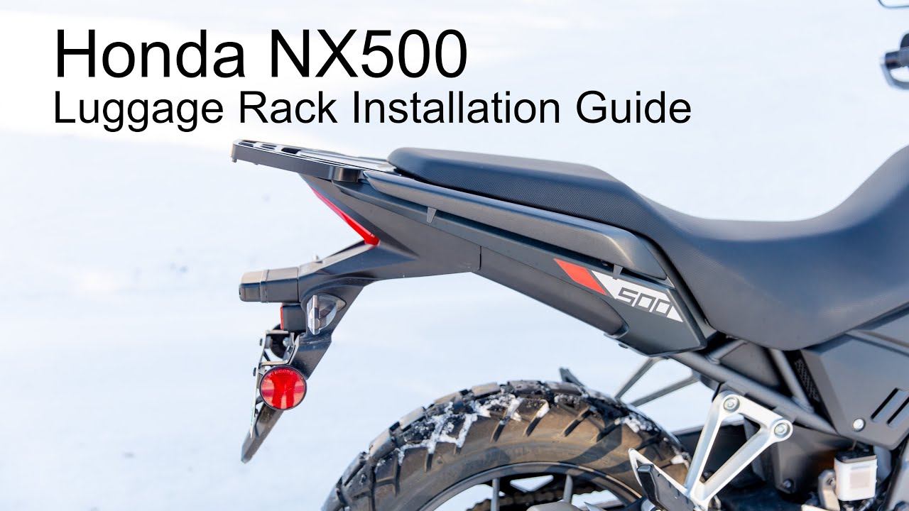 NX500 Luggage Rack Installation Guide