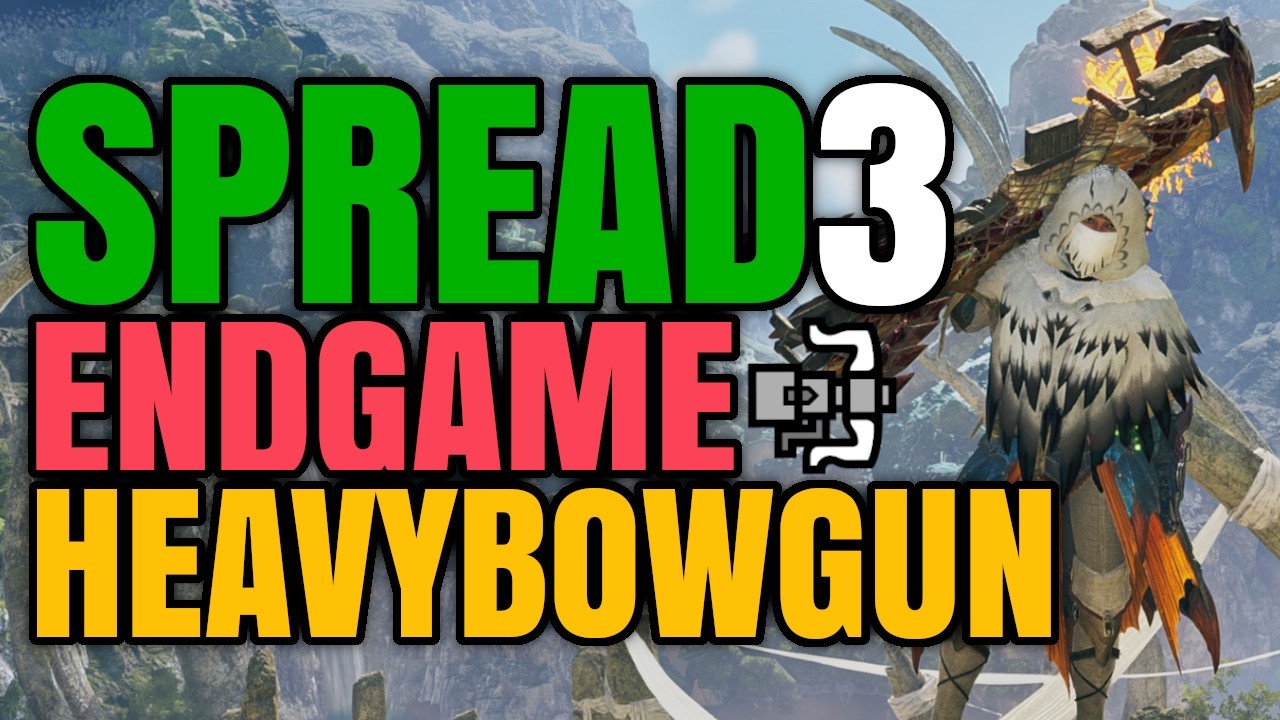 Лучший билд на тяжелый арбалет (Spread 3) для эндгейма | Monster Hunter Wilds