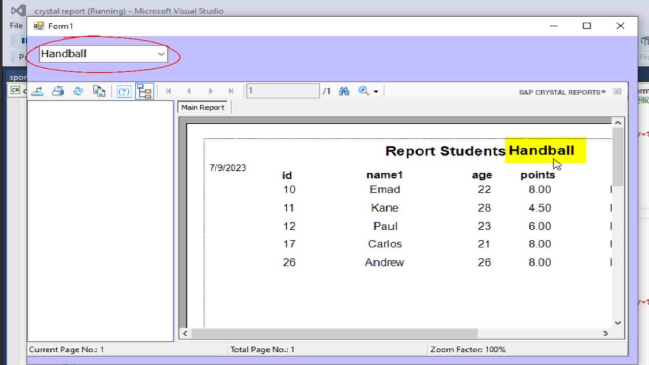 How to add parameters to crystal reports in C#