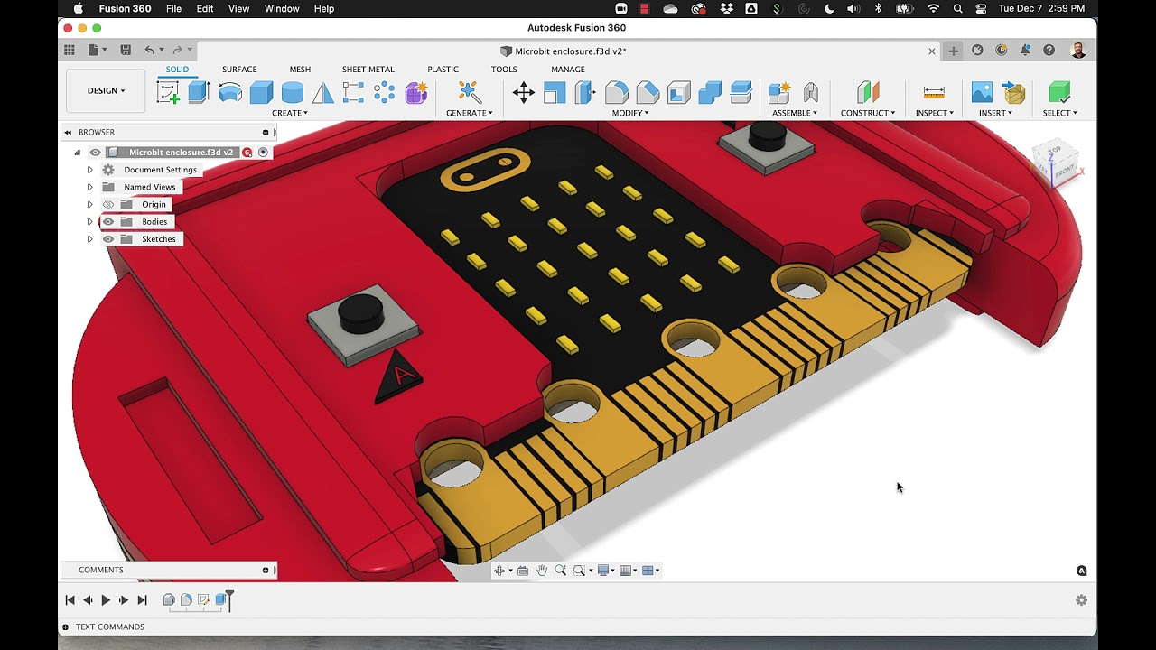 Quick tips for Fusion 360: Timeline