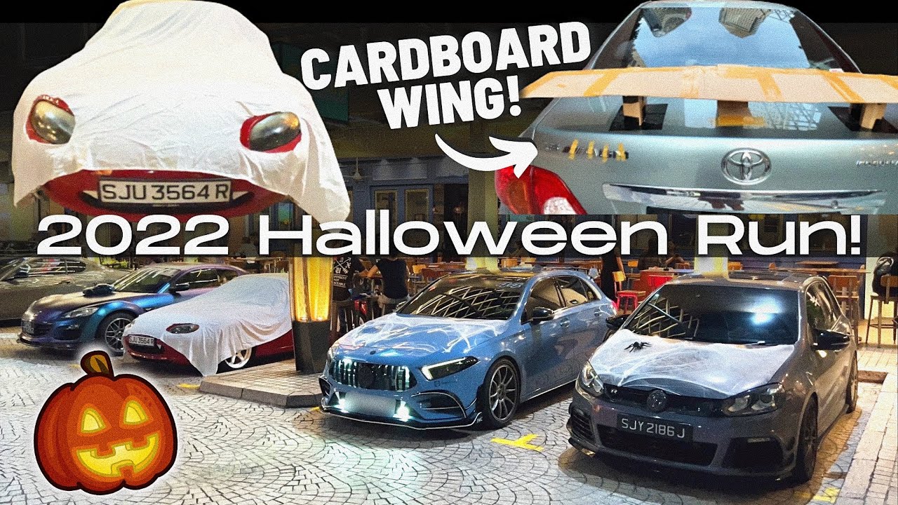 MIDNIGHT HALLOWEEN CAR RUN in Singapore! Spooky Cars and FAST Full Sends