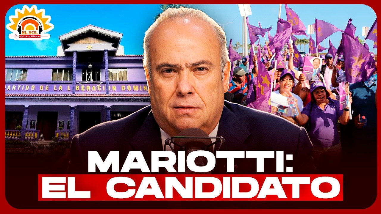 ¿Quién será el candidato del PLD en 2028? Charlie Mariotti revela su plan
