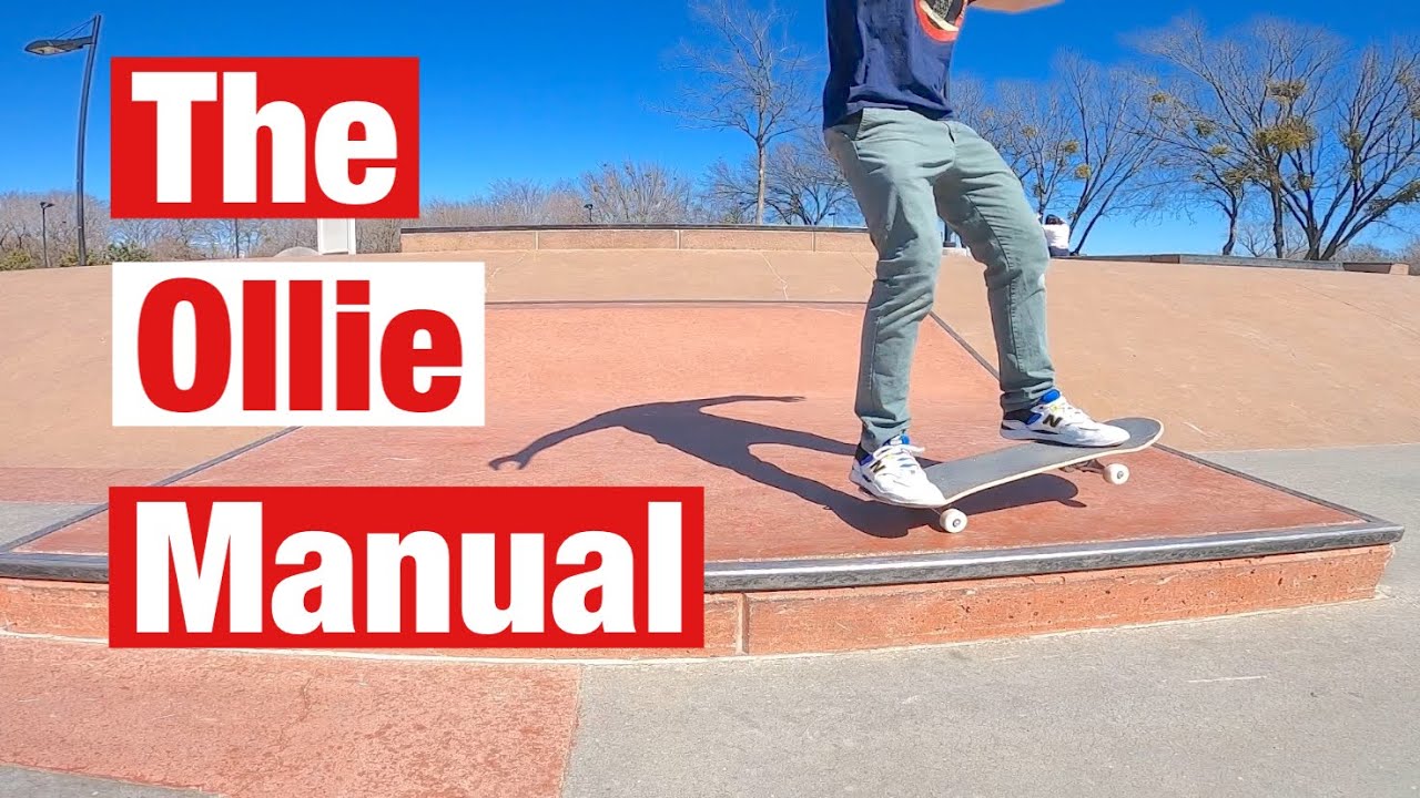How to Ollie Manual on a Box or Ledge | Beginner Skateboard Trick Tutorial