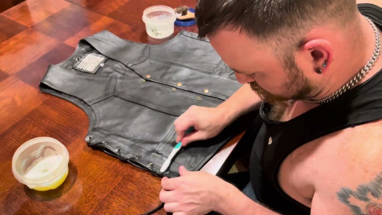 Restoring a Biker Vest