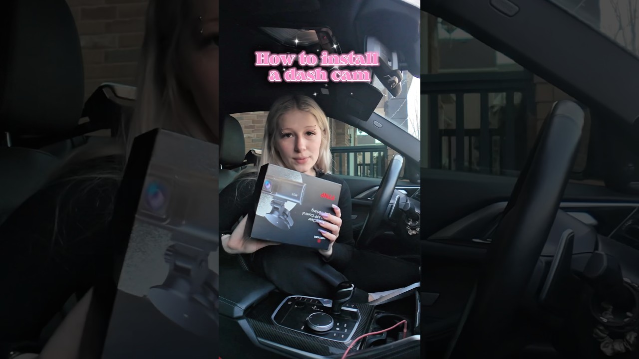 Как установить видеорегистратор #cars #automobile #jdmgirl #cartok #dashcam #car