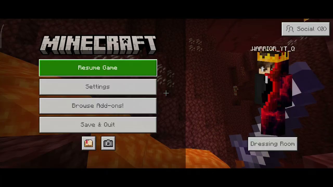 I go in nether in Minecraft