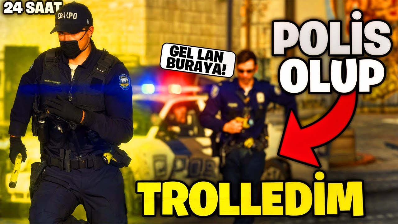 Fivem 1 Günlüğüne Hileyle Polis Oldum ve Sunucuyu Trolledim! (Fivem Hile Troll)