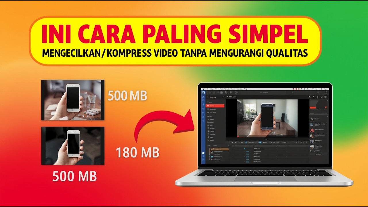 Cara Kompres Ukuran Video Tanpa Mengurangi Kualitas di Laptop