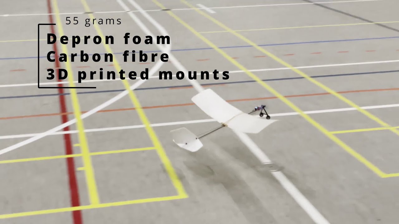 Racerstar BR1103B brushless motor on an RC airplane