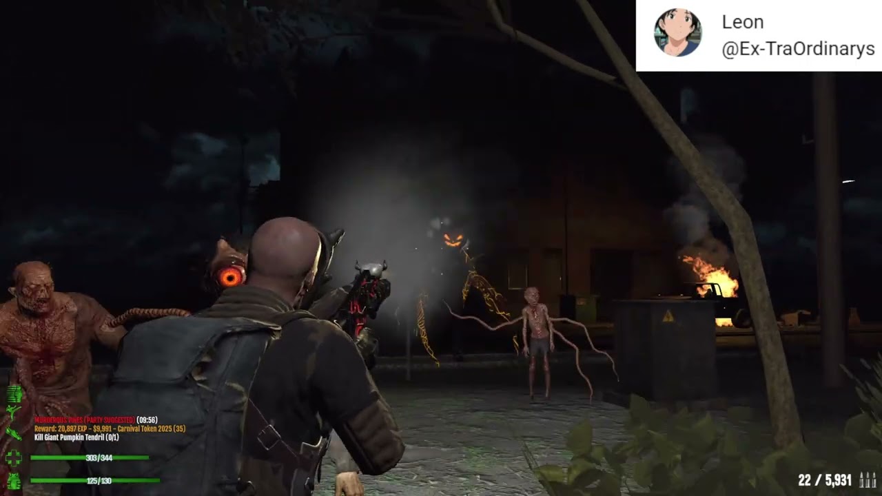 Dead Frontier 2 Halloween Event 2025 (9x RUN Purple Zone in 20 minute Vs PUMPKIN TENDRIL)