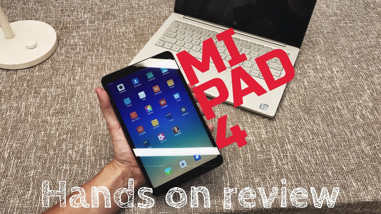 Xiaomi MI PAD 4 HANDS ON REVIEW - English - 4K