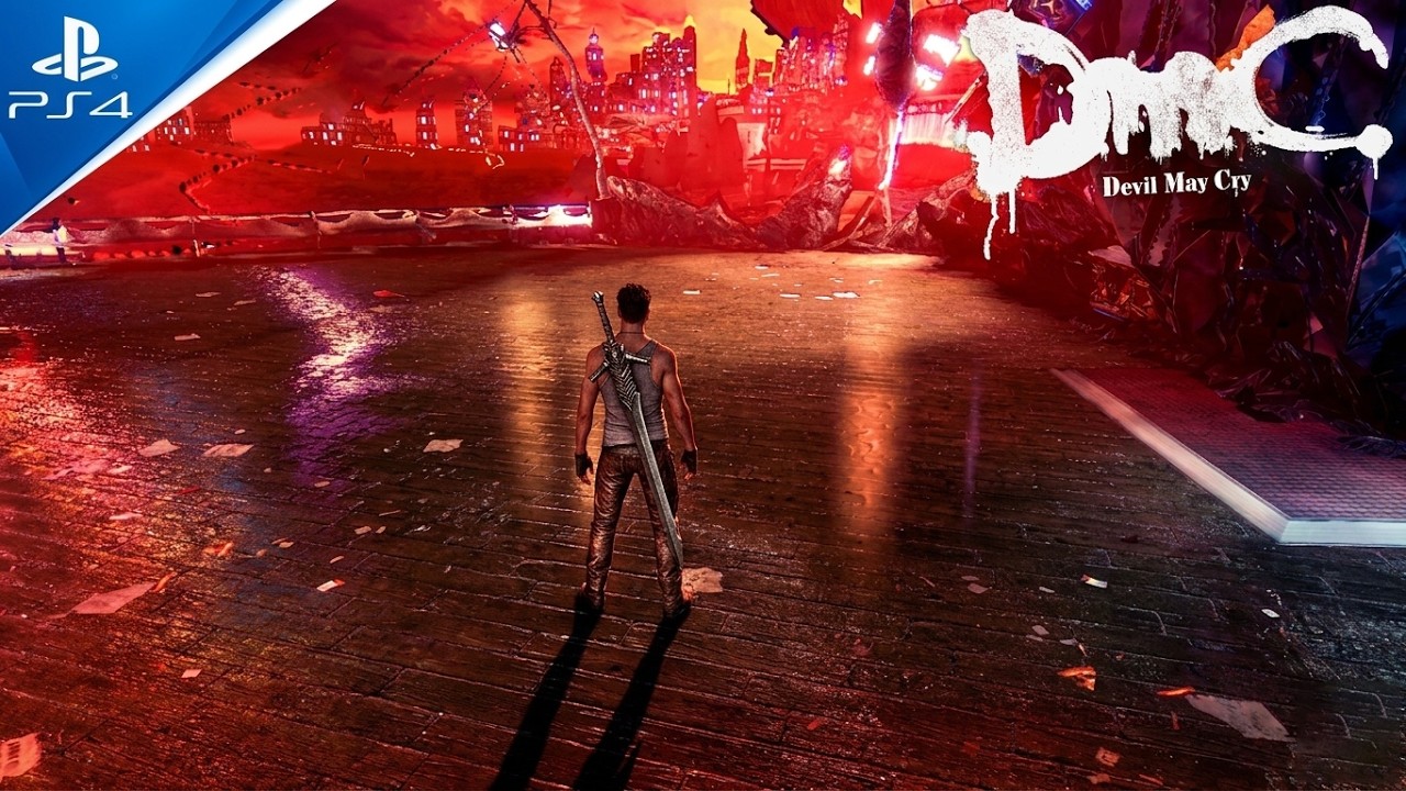 DmC Devil May Cry Definitive Edition - геймплей на PS4 Slim 60 кадров в секунду