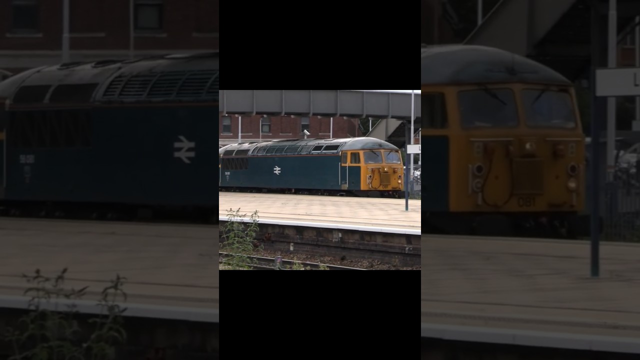 56081 Dragging A Class 92 At Leicester 
