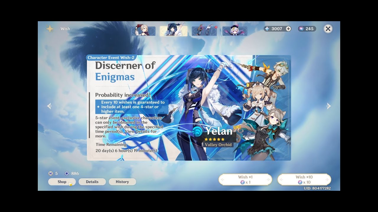 (F2P) Pulling for Yelan's Constellations - How Many Constellations Can I Get?
