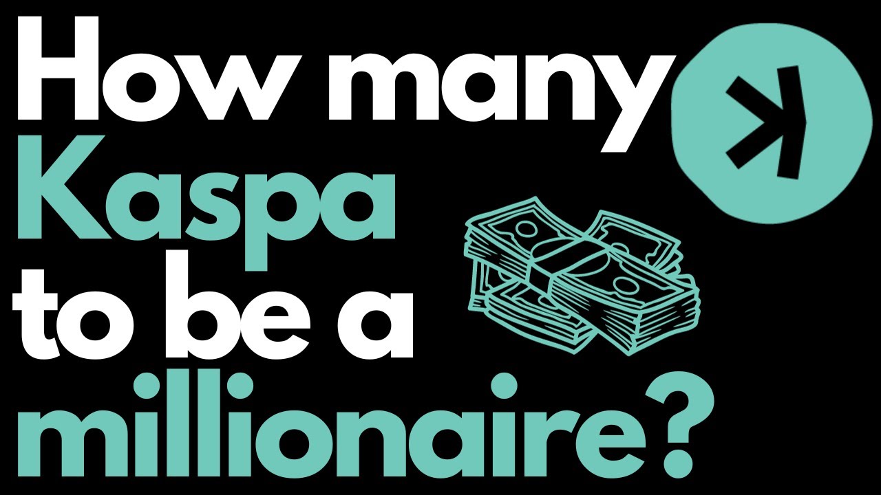 How Many KASPA COINS to be a MILLIONAIRE? #kaspa #kaspacoin