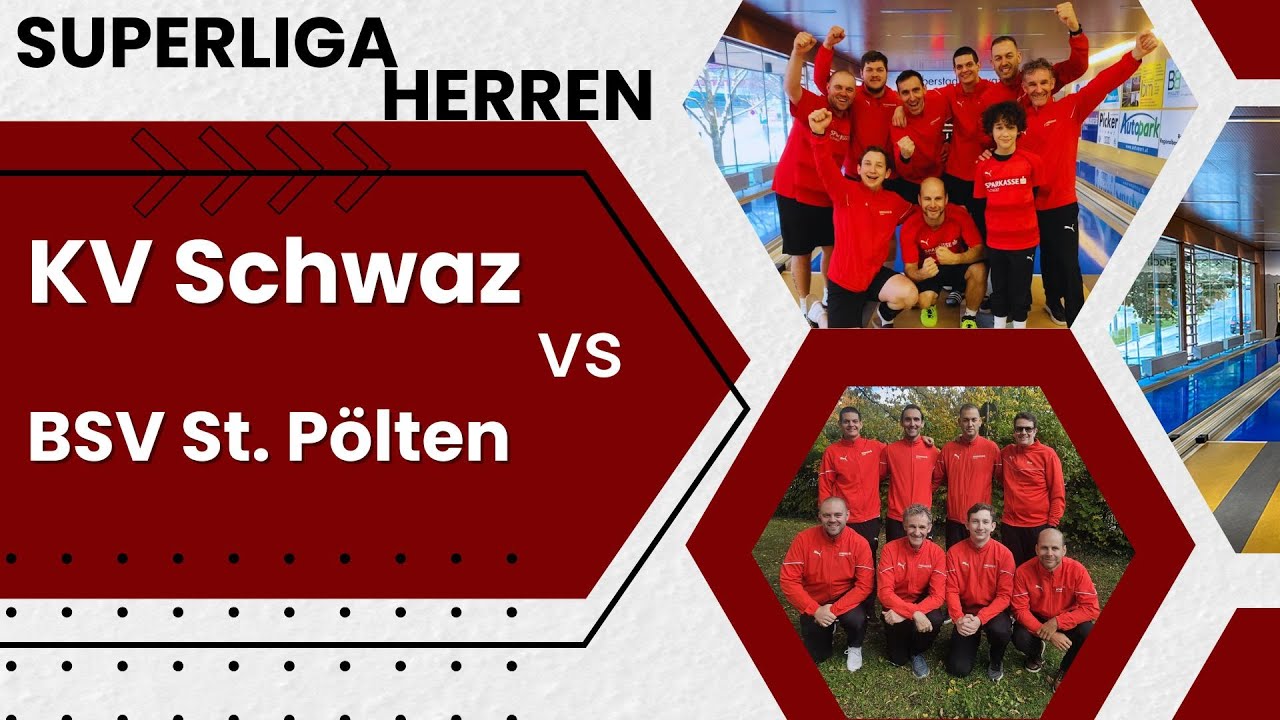 KV Schwaz I vs. BSV Voith St. Pölten | Superliga Herren | Kegeln