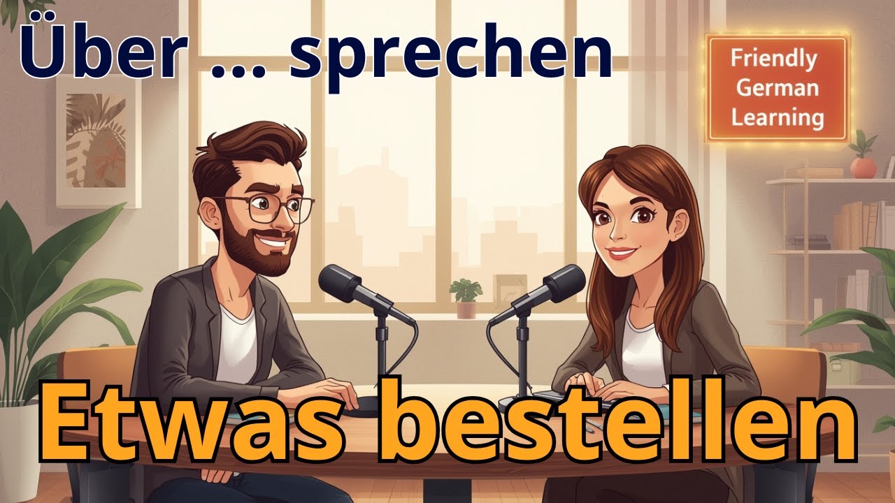 Talking About Ask for something in German  Deutsch lernen mit Dialogen  Etwas bestellen Listening pr