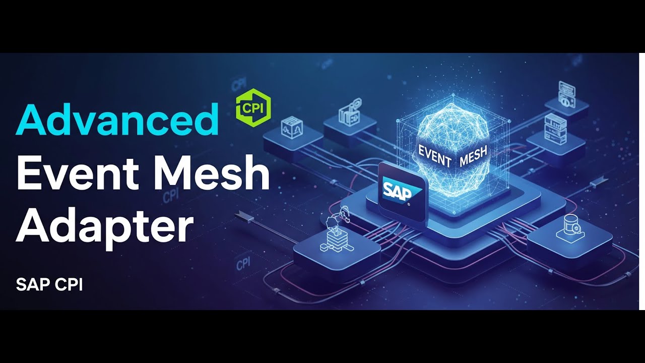 SAP CPI Advanced Event Mesh Adapter (AEM) -  Quick Interview Revision